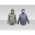 07 Manteau militaire en duvet et double face Woodland